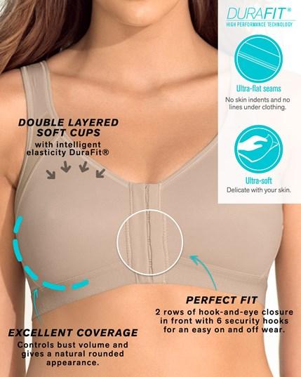 Doctor Recommended Post Surgical Wireless Bra with Front Closure – Shaped  by 500 Boutique
