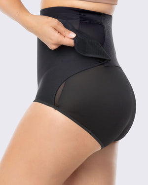 Postpartum Panty with Adjustable Belly Wrap